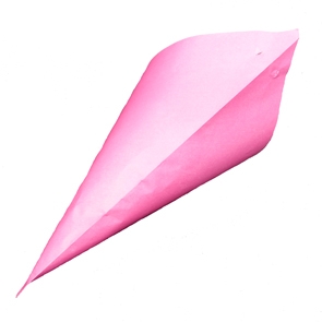 Spitztüten  21 cm pink aus gebl. Kraftpapier 60 g/qm, ca. 200 g