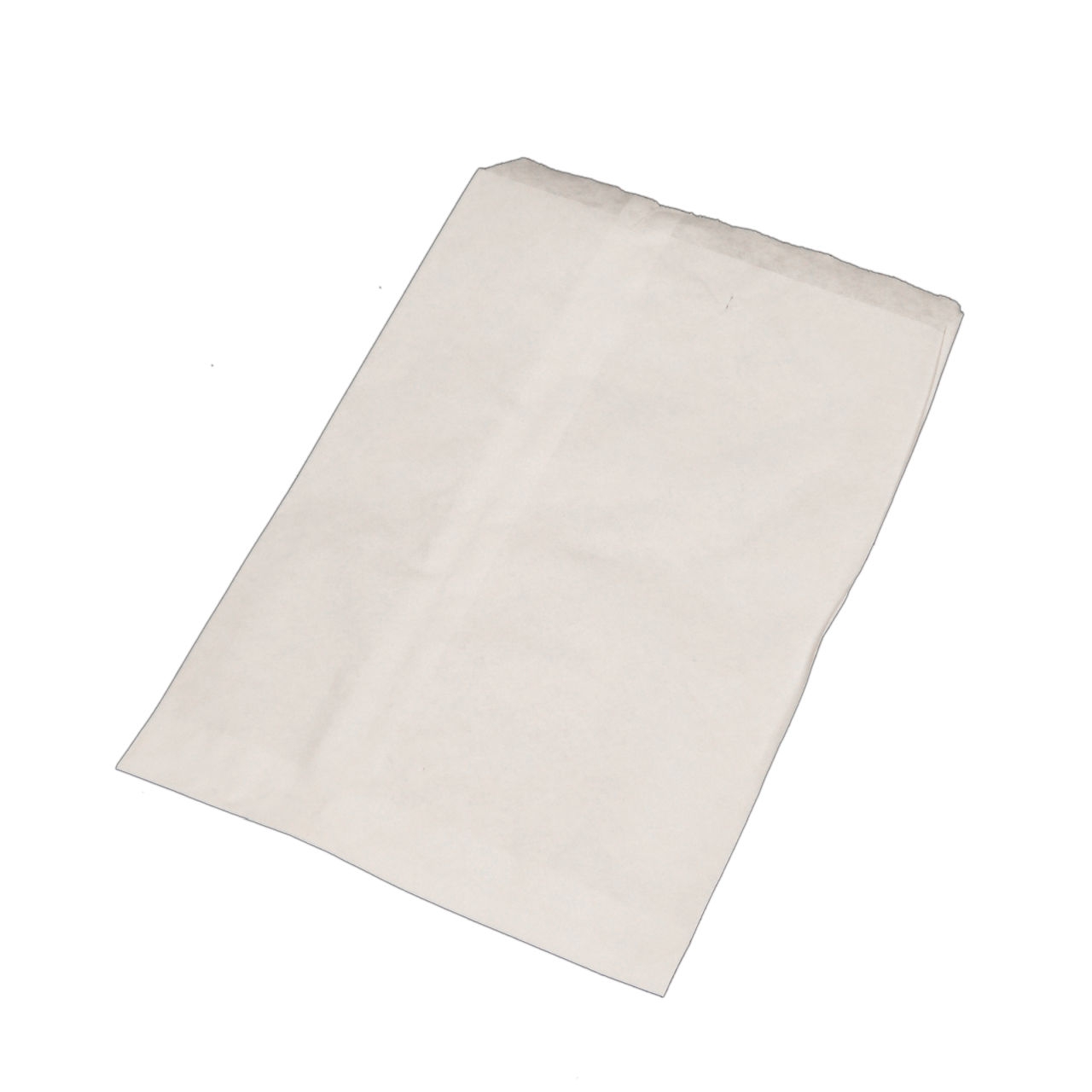 Flachbeutel, 13 x 20 cm, weiß Papier
