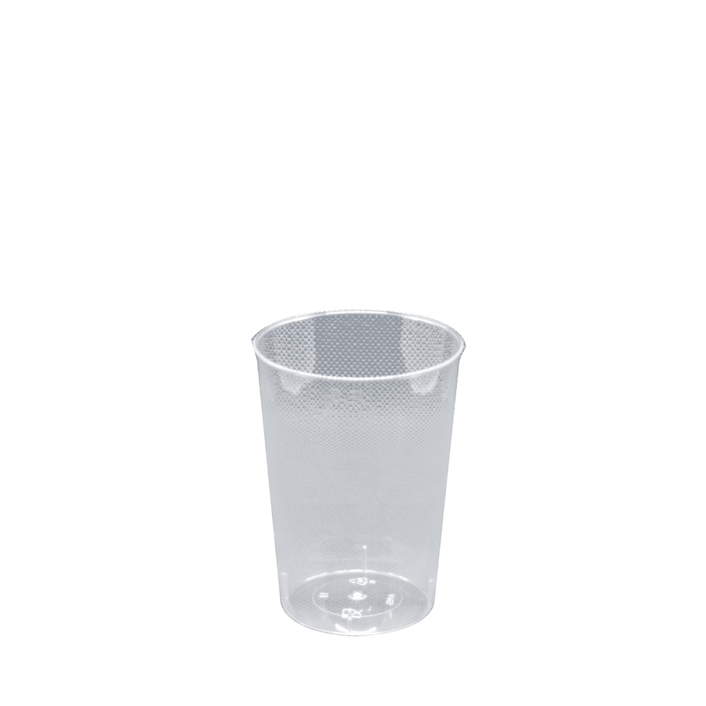 Trinkglas 100 ml PS-Spritzguss