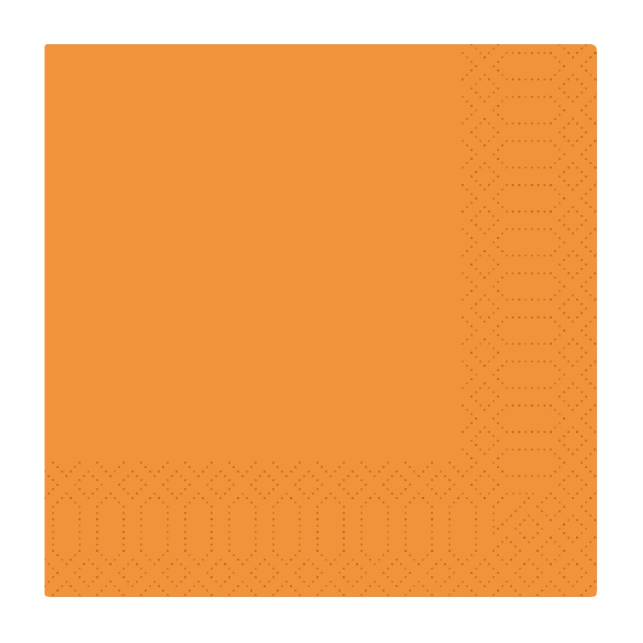 Servietten DUNI 33 x 33 cm, 3-lagig 1/4, sun orange, 198813