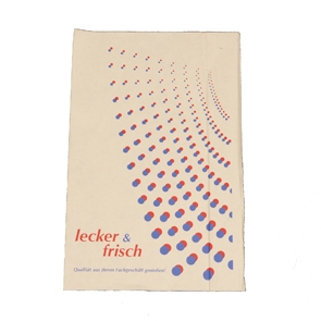Frischpack Papier 1/8, 37.5 x 25 cm, lecker & frisch, 12.5 kg Pack