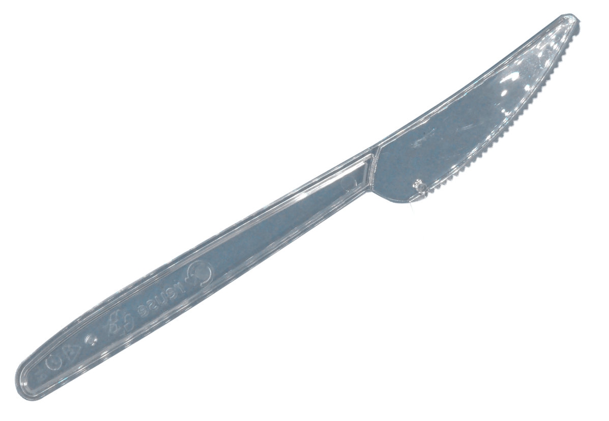 Messer Mehrwegbesteck klar, 180 mm, Toppreise TPL