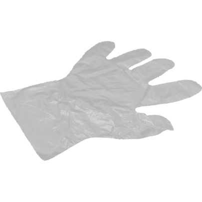 Handschuhe L, PE, transparent