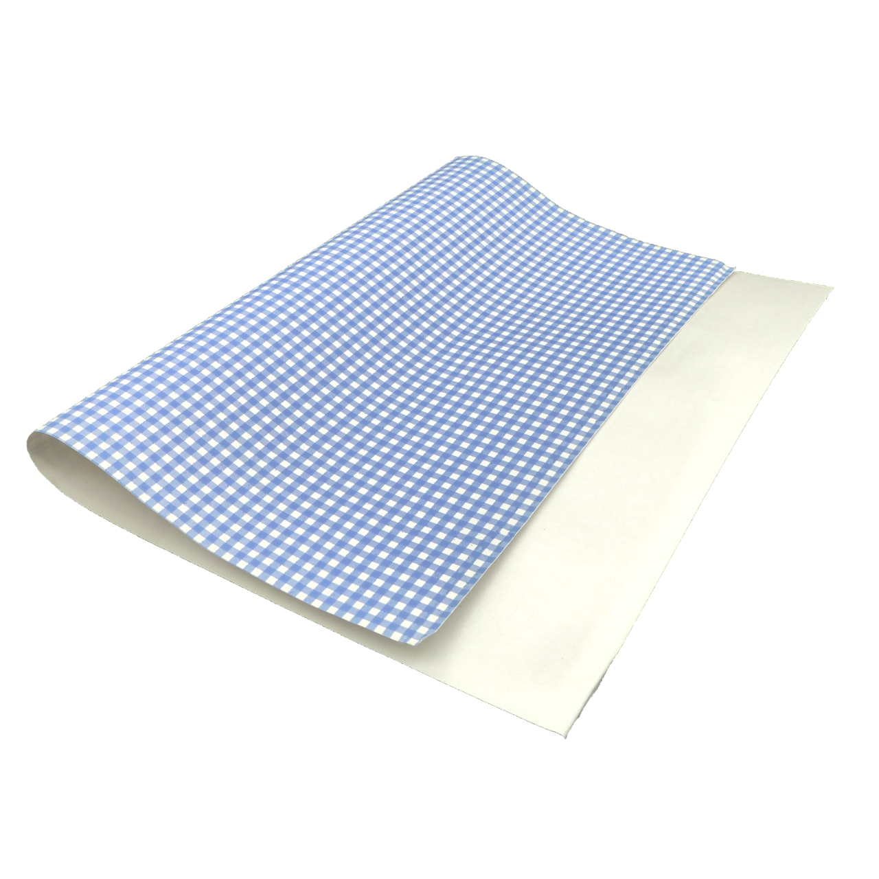 Frischpack 1/4, 50x37.5 cm, Karo blau-weiß, Typ 50, Papier & Folie, 10 kg