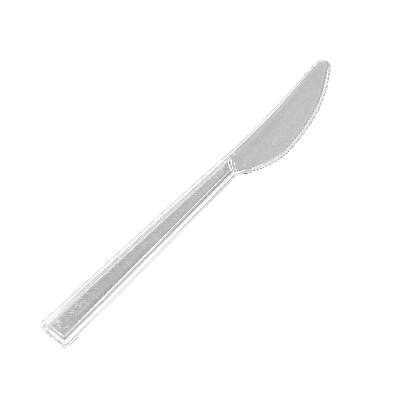 Kunststoff Messer, klar, 180 mm