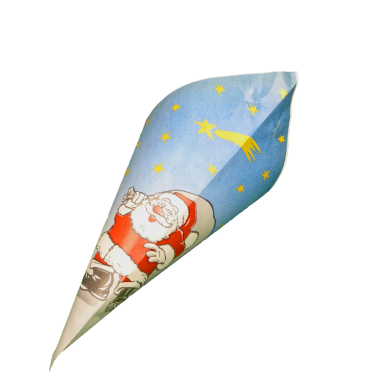 Spitztüten 19 cm, Weihnachtsmann, aus Papier