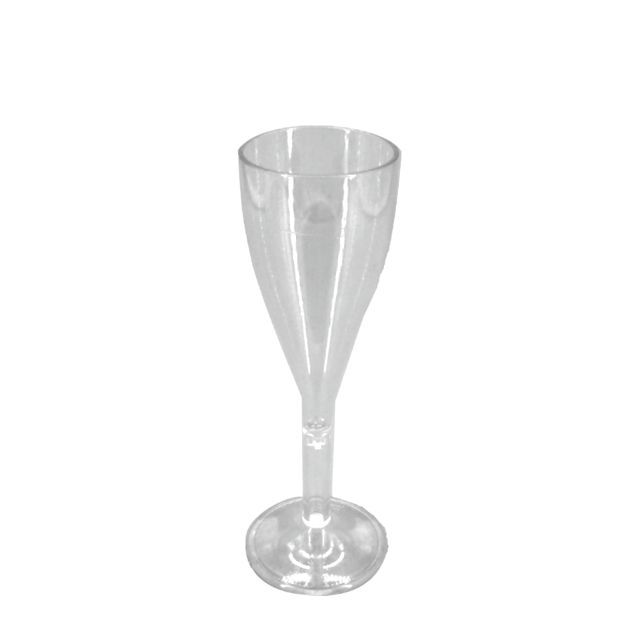 Mehrweg Sektglas 100 ml glasklar, elegant, PC-Kunststoff