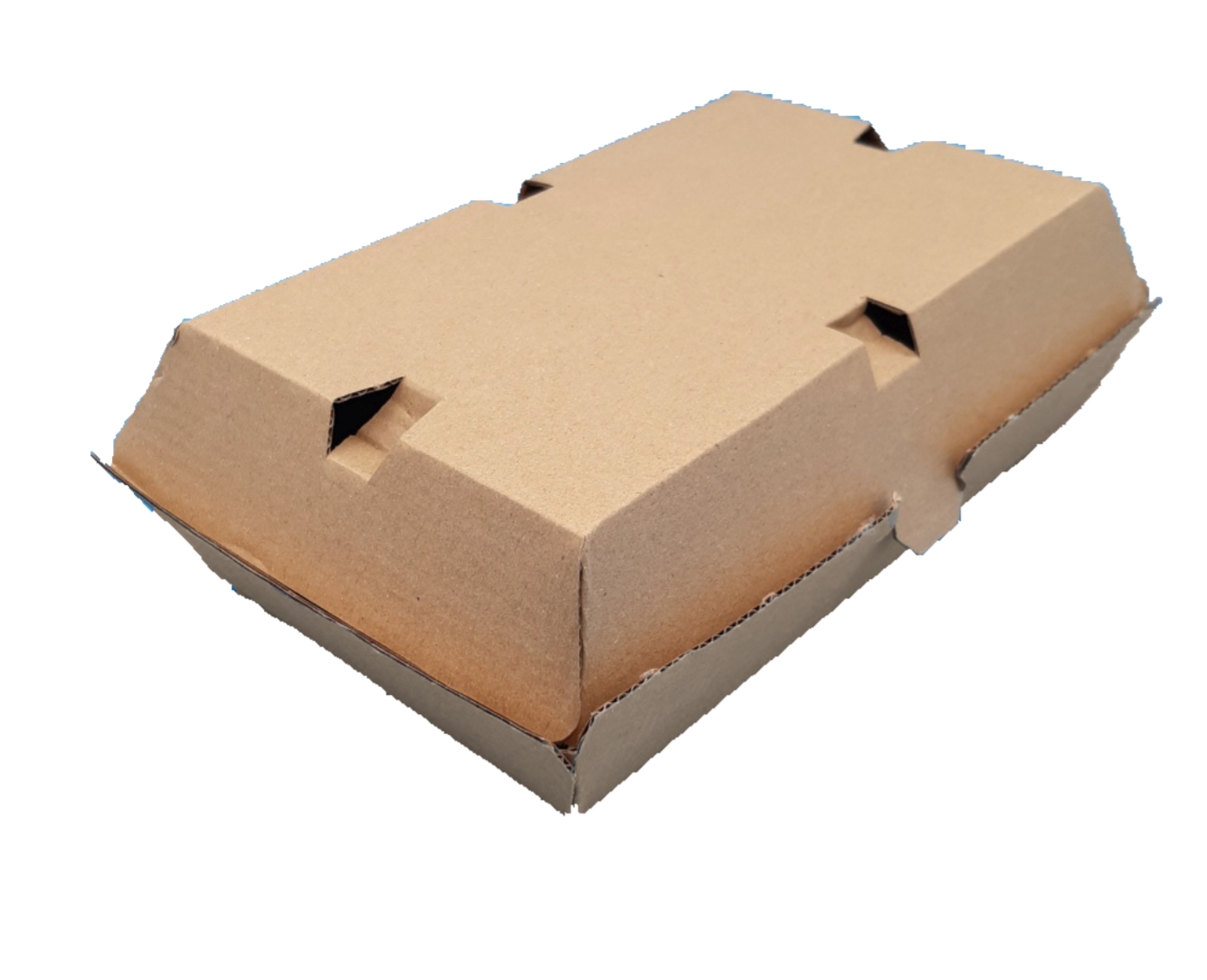 Lunchbox 1000 groß braun Pappe