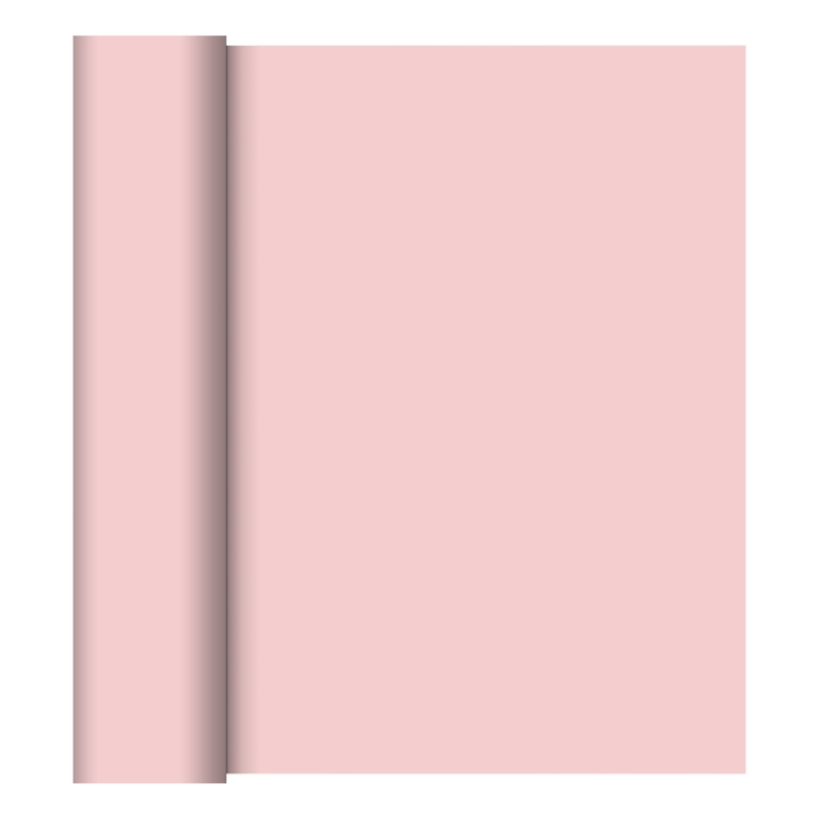 Tischläufer Tête-à-Tête mellow rose, 175616, 24 x 0,4 m, 20 Abschnitte á 1,20 m
