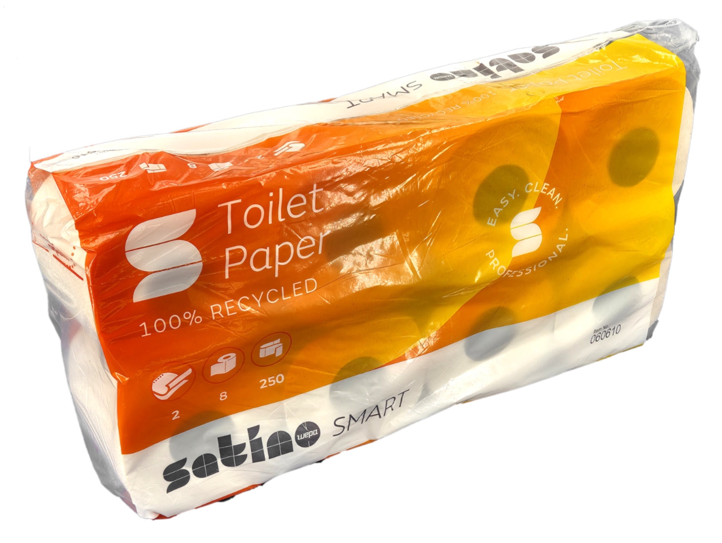 Toilettenpapier 2-lagig, weiß, 64 Rollen